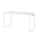 Ver imagem 2 de Escrivaninha Mesa Escritório Office Estilo Kuadra 135cm Industrial Snow e Branco Chess