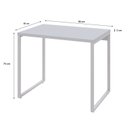 Ver imagem 3 de Escrivaninha Mesa Escritório Office Estilo Kuadra 90cm Industrial Branco Chess