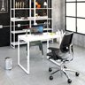 Escrivaninha Mesa Escritório Office Estilo Industrial 90Cm Kuadra - 7