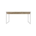 Ver imagem 6 de Escrivaninha Mesa Escritório Diretor Estilo Industrial 150cm Kuadra