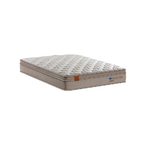 Cama Box + Colchão Queen Flex Relax Cis