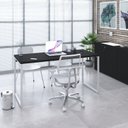 Ver imagem 7 de Escrivaninha Mesa Escritório Diretor Estilo Industrial 150cm Kuadra