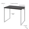 Escrivaninha Mesa Escritório Office Estilo Industrial 90Cm Kuadra - 5