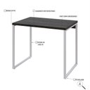 Ver imagem 5 de Escrivaninha Mesa Escritório Office Estilo Industrial 90Cm Kuadra