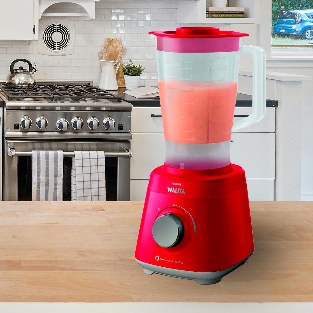 Liquidificador Philips Walita Daily Ri2110 Vermelho - 5