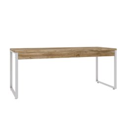 Escrivaninha Mesa Escritório Estilo Industrial Diretor 180cm Kuadra - 6