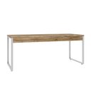 Ver imagem 6 de Escrivaninha Mesa Escritório Estilo Industrial Diretor 180cm Kuadra