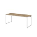 Ver imagem 2 de Escrivaninha Mesa Escritório Estilo Industrial Diretor 180cm Kuadra