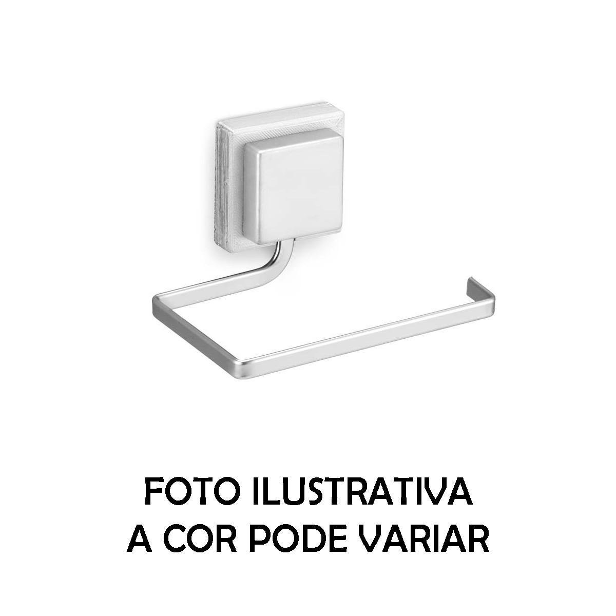 Suporte Papel Higiênico Piatina Cromo Fosco Arthi 3m 3347 - 3