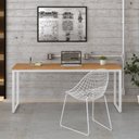 Ver imagem 1 de Escrivaninha Mesa Escritório Estilo Industrial Diretor 180cm Kuadra