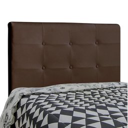 Cabeceira para Cama Box Luna Queen 1,60cm Veludo Marrom - Fdecor - 1