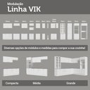 Ver mais imagens de Porta-geladeira 83 Cm 1 Porta Basculante Branco Vik Madesa