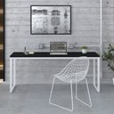 Ver imagem 1 de Escrivaninha Mesa Escritório Estilo Industrial Diretor 180cm Kuadra