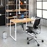 Escrivaninha Mesa Escritório Office Estilo Industrial 90Cm Kuadra - 7