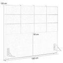 Ver imagem 7 de Kit Cabeceira Cama Box King 195cm com Calçadeira Roma W01 Couríssimo Verde - Lyam Lyam Decor