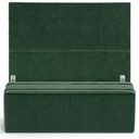 Ver imagem 1 de Kit Cabeceira Cama Box King 195cm com Calçadeira Roma W01 Couríssimo Verde - Lyam Lyam Decor