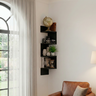 Prateleira de Canto Decorativa Estante Funcional para Organização - 12