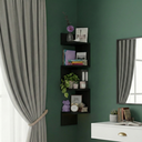 Ver imagem 3 de Prateleira de Canto Decorativa Estante Funcional para Organização