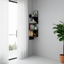 Ver mais imagens de Prateleira de Canto Decorativa Estante Funcional para Organização