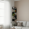 Prateleira de Canto Decorativa Estante Funcional para Organização - 16