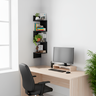 Prateleira de Canto Decorativa Estante Funcional para Organização - 9