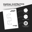 Ver imagem 3 de Prateleira de Canto Decorativa Estante Funcional para Organização