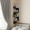 Prateleira de Canto Decorativa Estante Funcional para Organização - 5