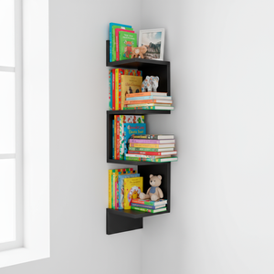 Prateleira de Canto Decorativa Estante Funcional para Organização