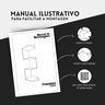 Prateleira de Canto Decorativa Estante Funcional para Organização - 7