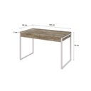 Ver imagem 5 de Escrivaninha Mesa Escritório 120Cm 2 Gavetas Kuadra