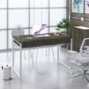 Ver imagem 7 de Escrivaninha Mesa Escritório 120Cm 2 Gavetas Kuadra