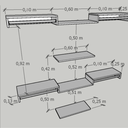 Ver imagem 6 de Kit Closet com Cabideiros e Prateleiras Branco Organização Moderna para Seu Quarto