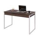 Ver imagem 4 de Escrivaninha Mesa Escritório 120Cm 2 Gavetas Kuadra