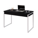 Ver imagem 4 de Escrivaninha Mesa Escritório 120Cm 2 Gavetas Kuadra