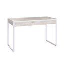 Ver imagem 6 de Escrivaninha Mesa Escritório Kuadra 2 Gavetas 120cm Industrial Snow e Branco Chess
