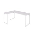 Ver imagem 2 de Escrivaninha Mesa Escritório em L Estilo Industrial 120x150cm Kuadra