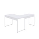 Ver imagem 6 de Escrivaninha Mesa Escritório em L Estilo Industrial 120x150cm Kuadra