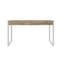 Ver imagem 2 de Escrivaninha Mesa Escritório 135cm 2 Gavetas Kuadra