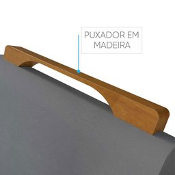 Conjunto Sala de Jantar 6 Lugares Mesa Lisy Madeira Maciça e 6 Cadeiras Safira Móveis Mundial - 7
