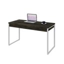 Ver imagem 4 de Escrivaninha Mesa Escritório 135cm 2 Gavetas Kuadra