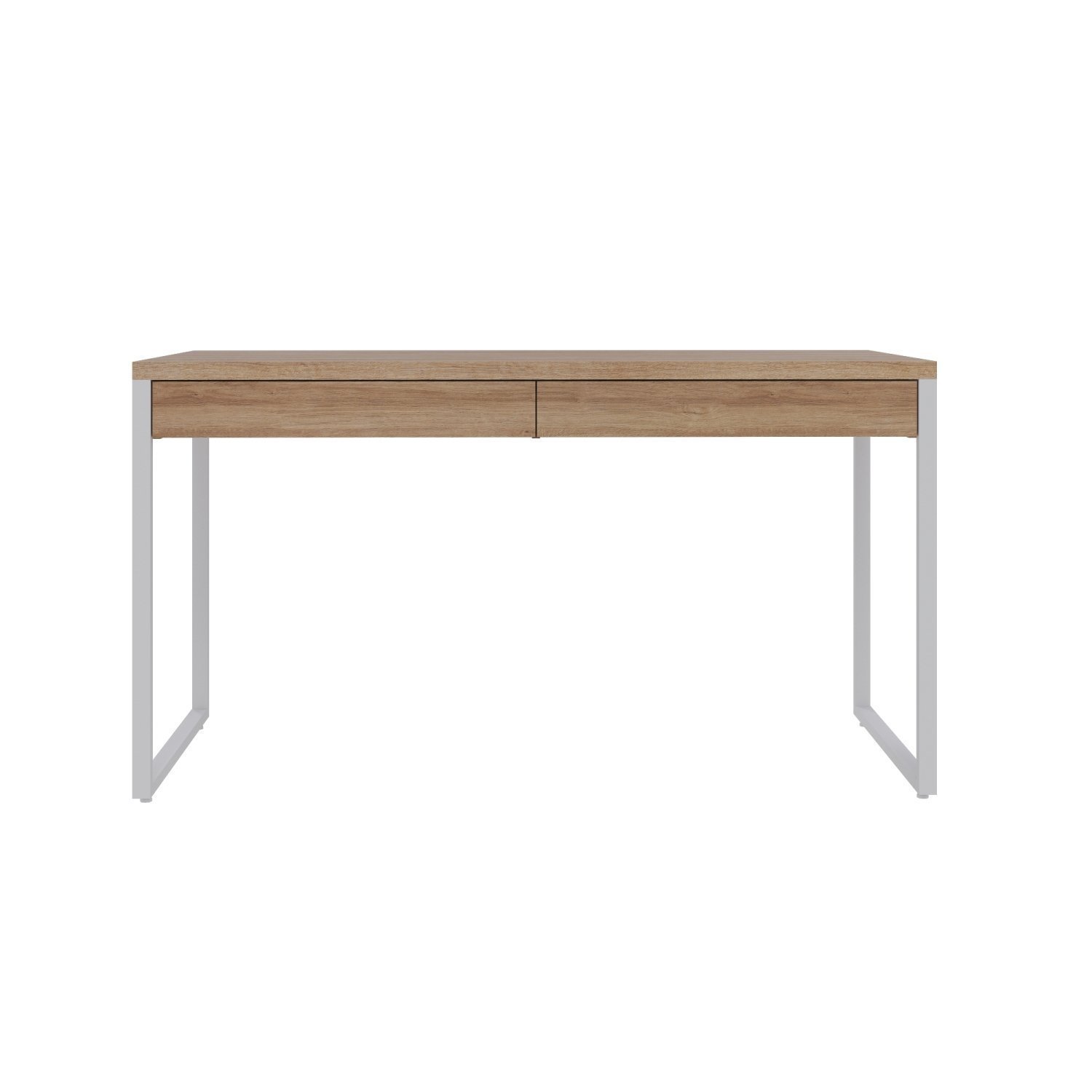 Mesa para Escritório 135cm 2 Gavetas Kuadra - 2