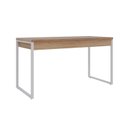 Ver imagem 6 de Escrivaninha Mesa Escritório 135cm 2 Gavetas Kuadra