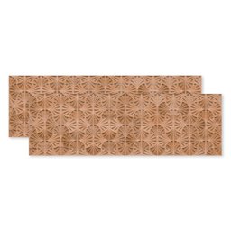 Revestimento Esmaltado Acet Borda Reta Leque Legno 32x100cm - 4