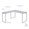 Escrivaninha Mesa Escritório em L Estilo Industrial 135x150cm Kuadra - 5