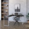 Escrivaninha Mesa Escritório em L Estilo Industrial 135x150cm Kuadra - 1
