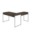 Ver imagem 6 de Escrivaninha Mesa Escritório em L Estilo Industrial 135x150cm Kuadra