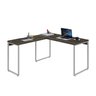 Escrivaninha Mesa Escritório em L Estilo Industrial 135x150cm Kuadra - 4