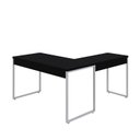 Ver imagem 6 de Escrivaninha Mesa Escritório em L Estilo Industrial 135x150cm Kuadra