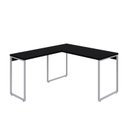 Ver imagem 2 de Escrivaninha Mesa Escritório em L Estilo Industrial 135x150cm Kuadra