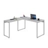Escrivaninha Mesa Escritório em L Estilo Industrial 135x150cm Kuadra - 4